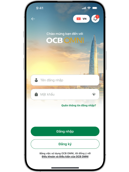 Tải ứng dụng ngân hàng số OCB OMNI 4.0