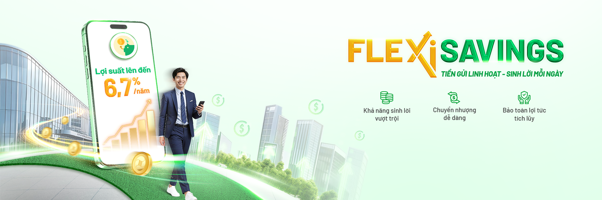 FLEXI SAVINGS – Tiền gửi sinh lời linh hoạt