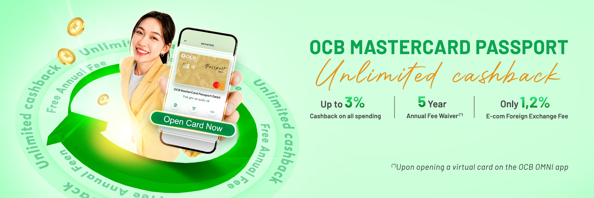 OCB MASTERCARD PASSPORT DEBIT