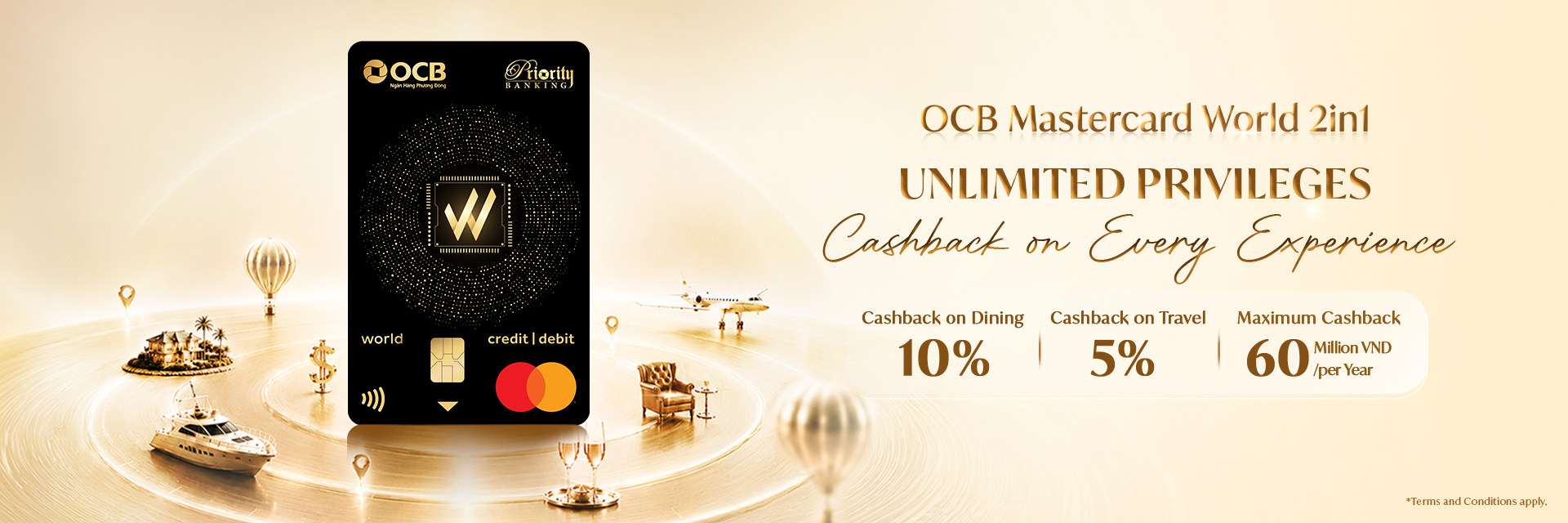 OCB MASTERCARD WORLD 2IN1